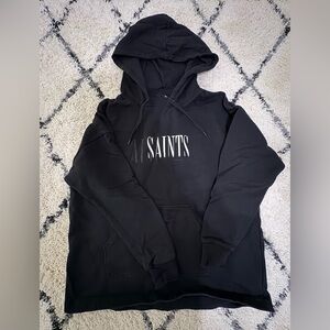 All Saints Black Hoodie Sweater